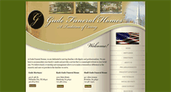 Desktop Screenshot of gudefuneralhomes.com